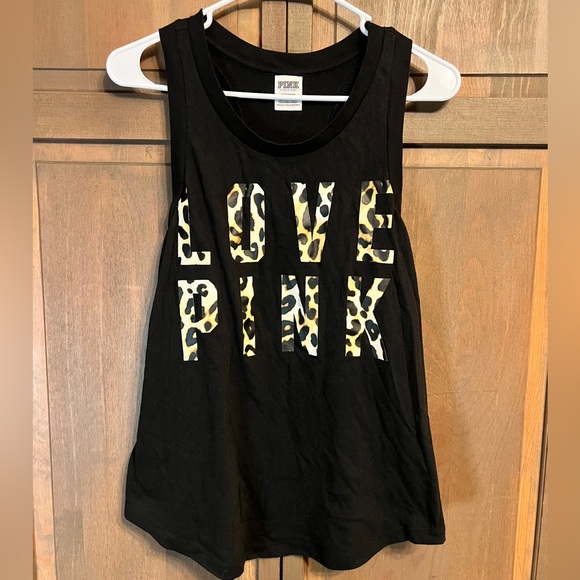 PINK Victoria's Secret Tops - VS PINK Tank with cheetah detail